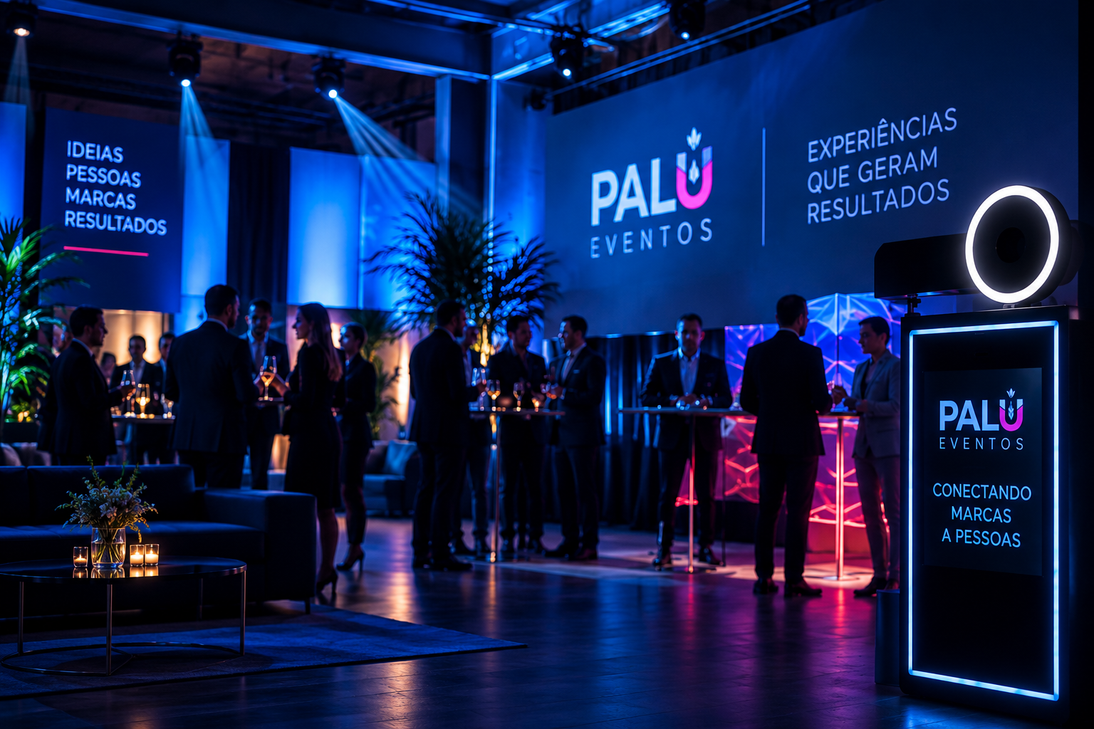 Experiências PALU para eventos corporativos